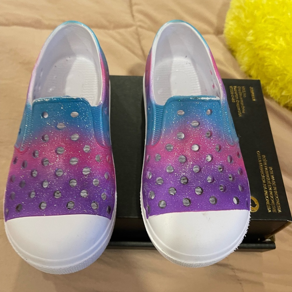Colorful Gradient Slip-On Shoes